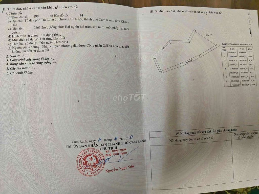 (Cách QL1A 800m-đối diện khu 2 Đô thị Vin)2,2 ha đất CLN P.Ba Ngòi - Ảnh 5