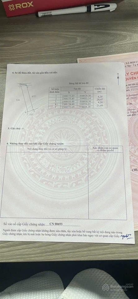 Chính chủ gửi bán lô đất đẹp, vuông vắn, tại quần ngọc, trung hòa, yên mỹ. gần sát ngay kcn yên mỹ - Ảnh 3