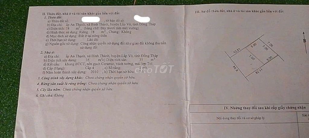 CẦN BÁN GẤP NHÀ CẤP 4 THỔ CƯ - GIÁ TỐT - Ảnh 3