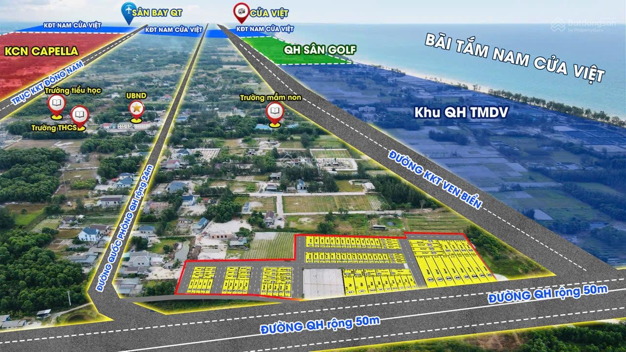 Cần bán lô đất nền cách biển 200m giá nhỉnh 4tr/m. Sổ đỏ full thổ cư. Cách đường QP ven biển 20m - Ảnh 4
