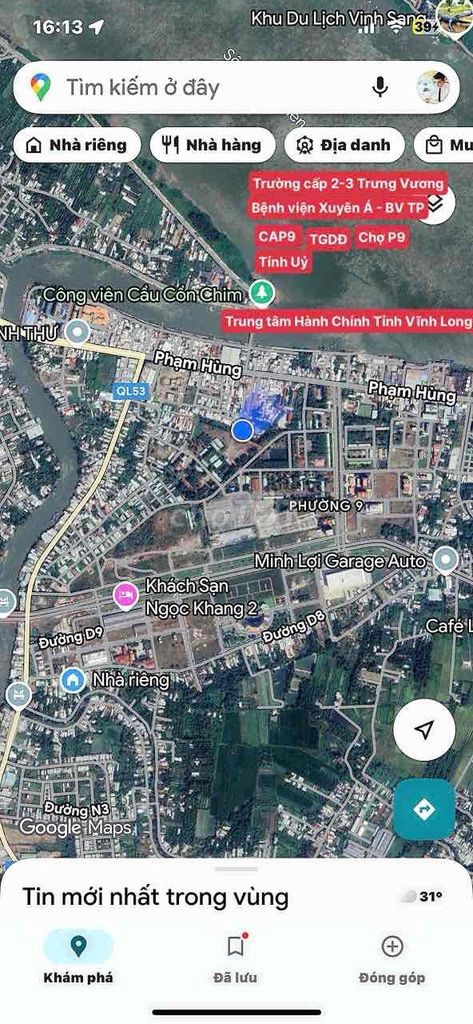 nhà gần khu hành chảnh Tỉnh Vĩnh Long - Ảnh 1
