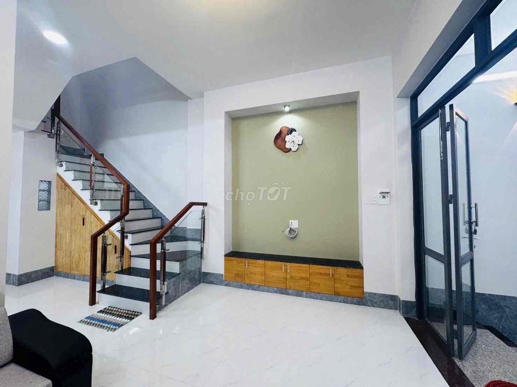 NHÀ LẦU MỚI XÂY KDC NAM VIỆT - ĐƯỜNG NHỰA SÂN Ô TÔ - Ảnh 7