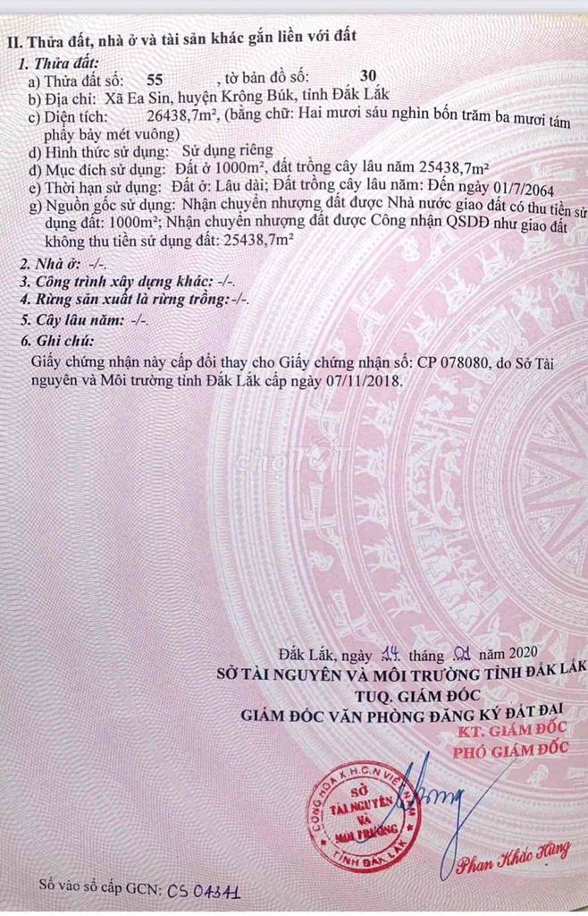 bán đất daklak, Cư Pơng - Ảnh 2
