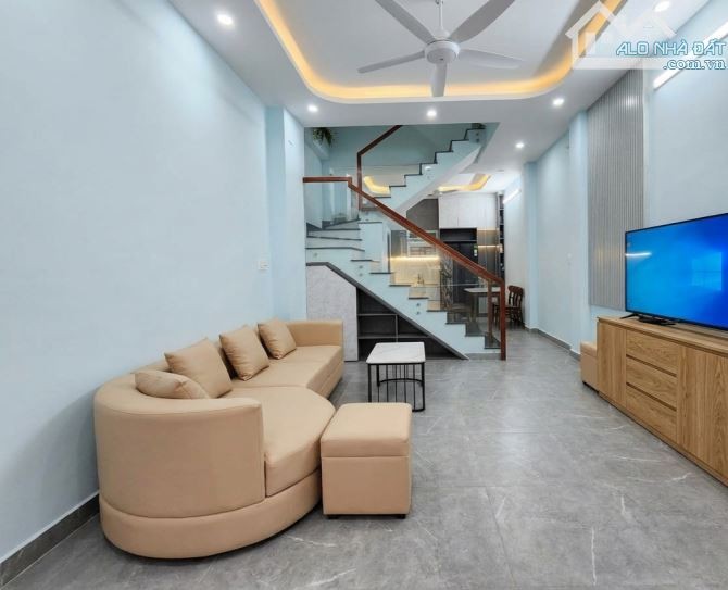 Nhà MỚI - tk ĐẸP - 4tầngx48m² Hẻm XE HƠI thông Dương Quảng Hàm - Ảnh 2