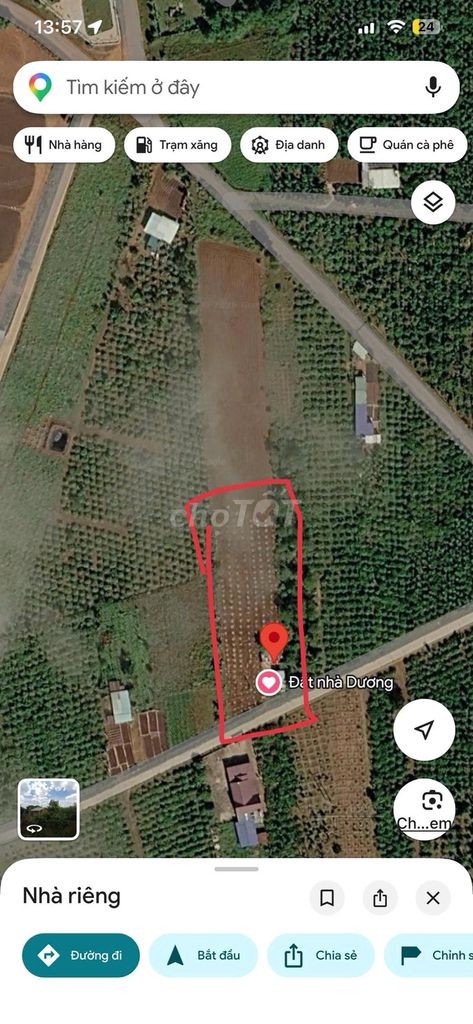 Đất vườn giá rẻ pleiku cạnh uỷ ban, trường học - Ảnh 1