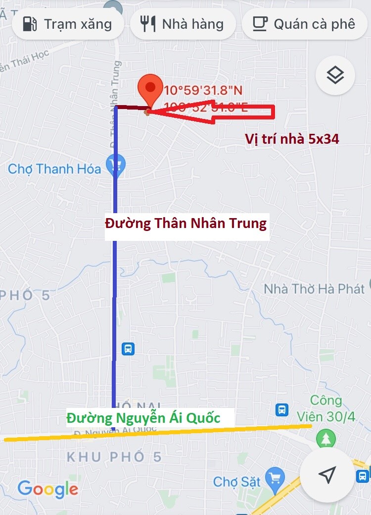 Bán Nhà KP4 Trảng Dài 5x34 Siêu Phẩm NGON, RẺ Cho đầu Tư Và Mua ở TỐT NHẤT Khu ĐỒNG NAI