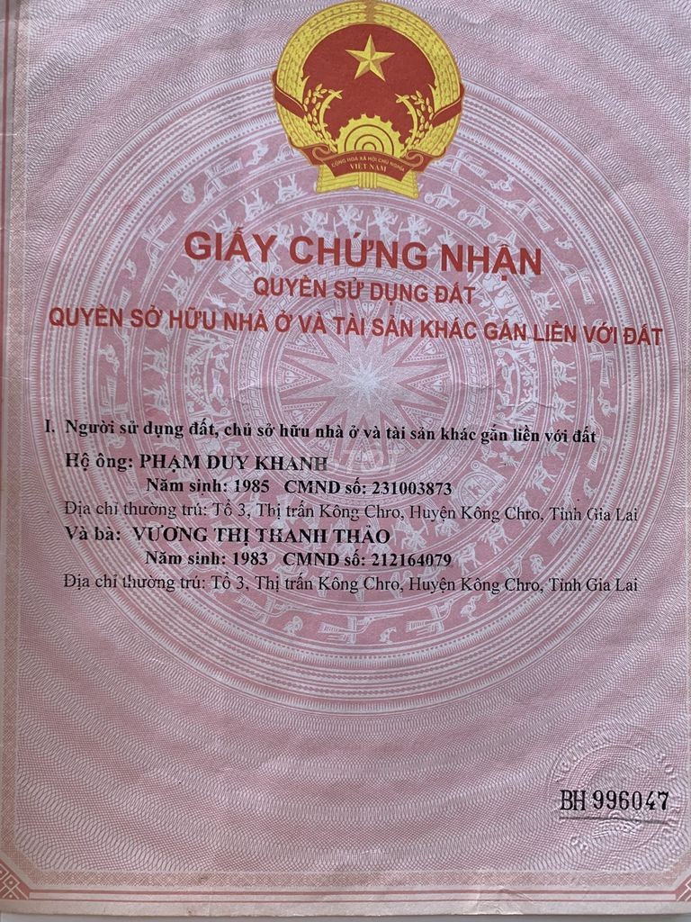 CHÍNH CHỦ CẦN BÁN GẤP