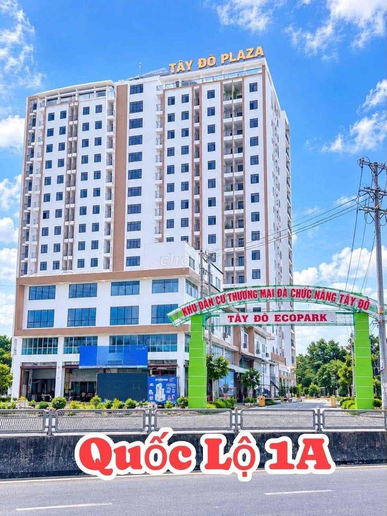 CAFE 20 TRIỆU 🌹 BÁN CĂN HỘ THƯƠNG MẠI TÂY ĐÔ PLAZA - 2 PHÒNG NGỦ - 830