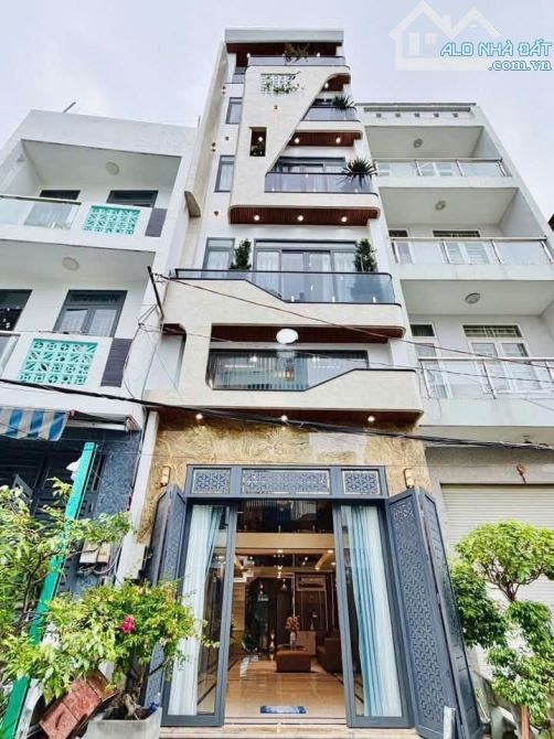 BÁN NHÀ PHAN VĂN TRỊ, BÌNH THẠNH. GIÁ:4,39Tỷ/4,5mx16m. TRỆT,5LẦU. SỔ HOÀN CÔNG - Ảnh 1