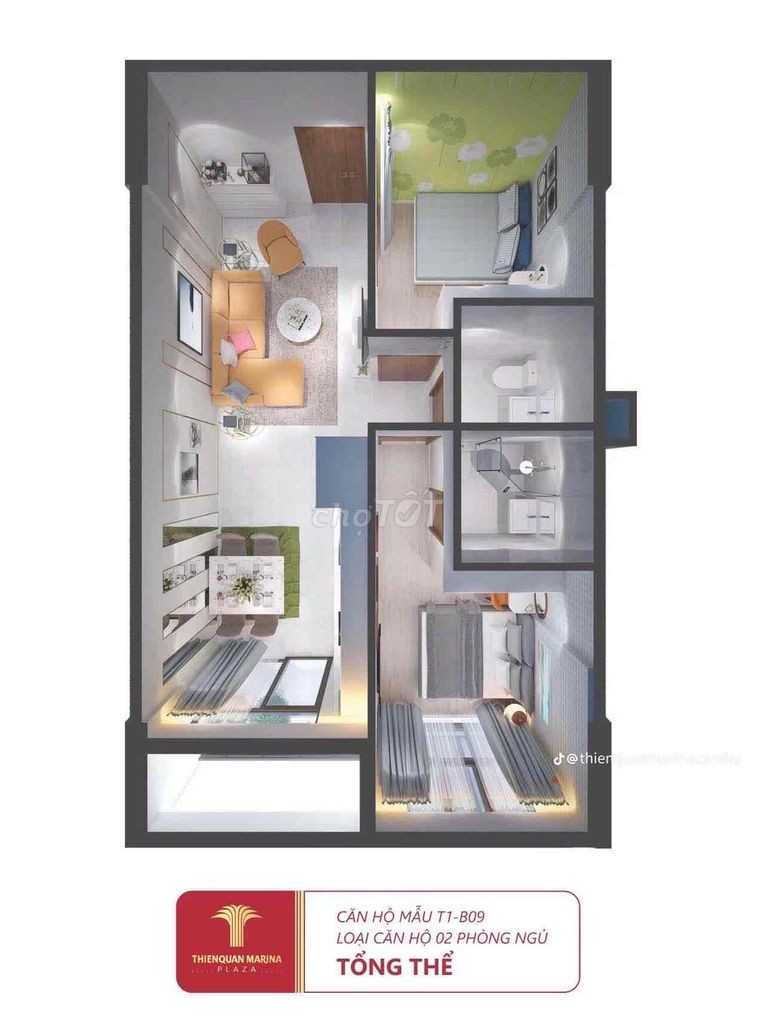 60m2- THIÊN QUÂN MARINA NGANG ĐẠI HỌC Y DƯỢC CẦN THƠ - Ảnh 5