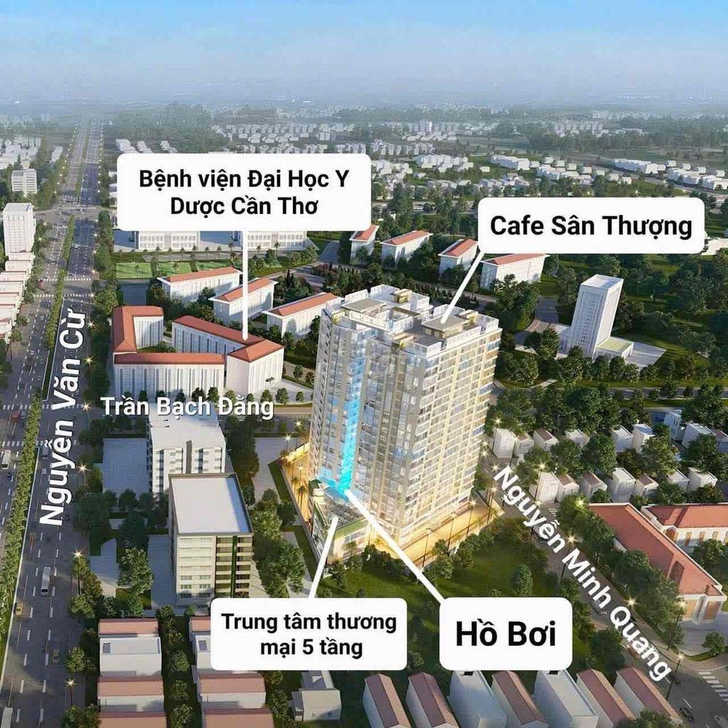 VIEW NGOÀI- CĂN HỘ THIÊN QUÂN MARINA NGANG ĐẠI HỌC Y DƯỢC CẦN THƠ - Ảnh 11