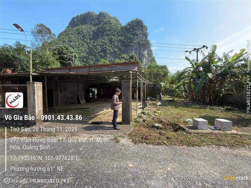 CHÍNH CHỦ BÁN ĐẤT TẶNG NHÀ QUY ĐẠT, MINH HÓA, QUẢNG BÌNH.