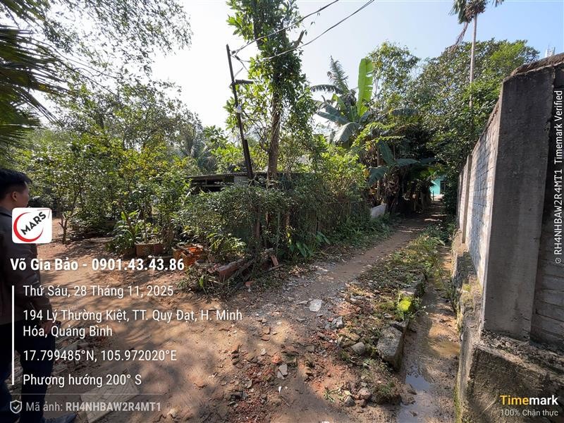 CHÍNH CHỦ CẦN BÁN 2 SỔ LIỀN KỀ QL12A, QUY ĐẠT, QUẢNG BÌNH.