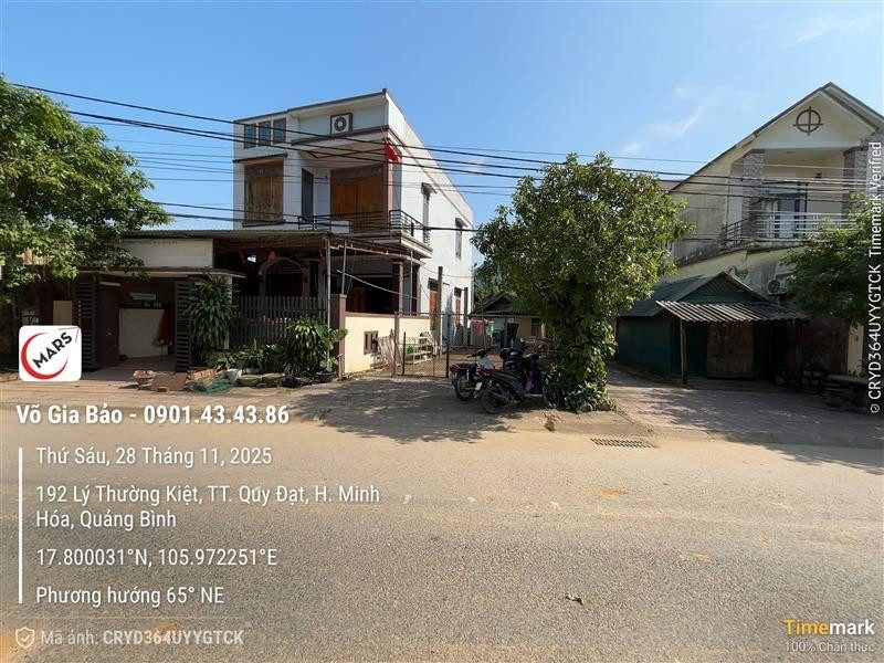 CHÍNH CHỦ BÁN ĐẤT MẶT TIỀN QL12A, QUY ĐẠT, MINH HÓA. - Ảnh 3