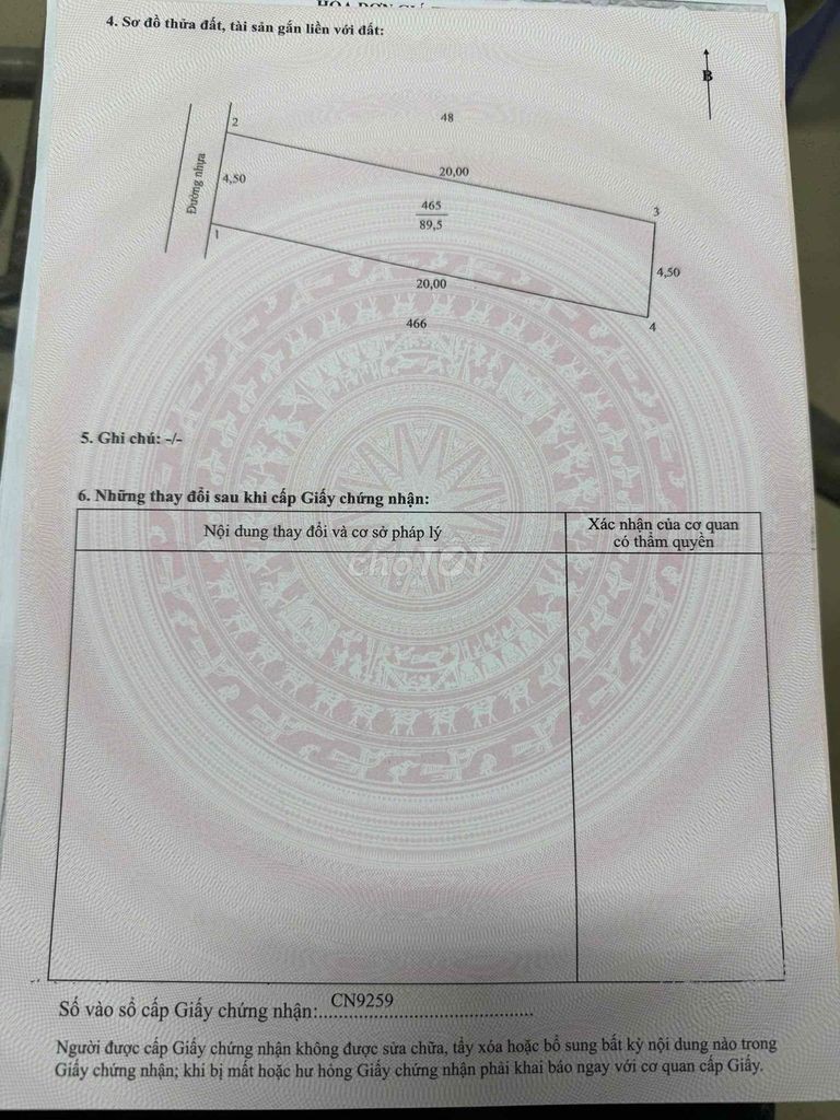 Chính chủ bán nền lộ nhựa