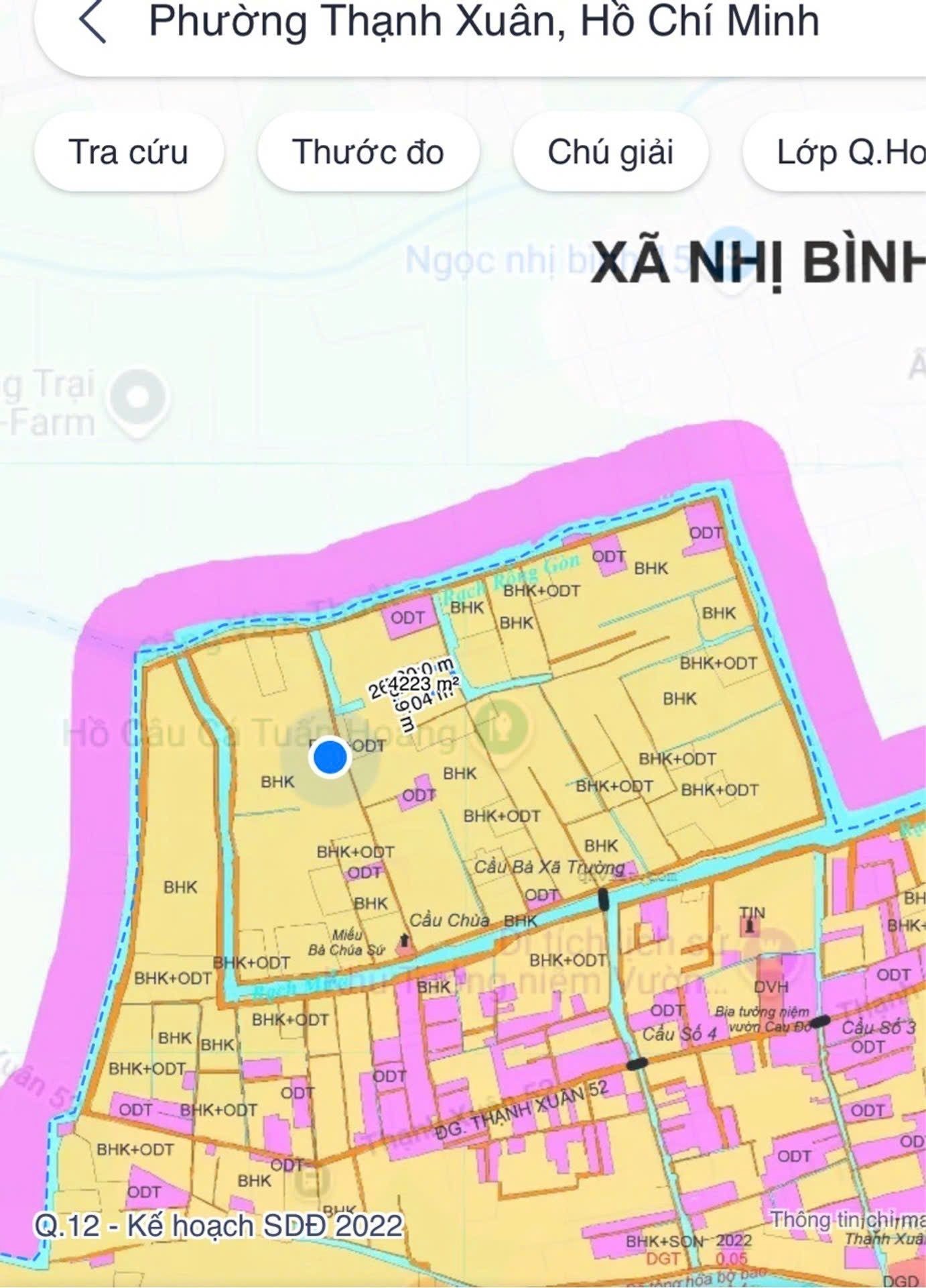 BÁN GẤP 1.200M² ĐẤT THẠNH XUÂN 52 Q12 (22X54.5M) SỔ RIÊNG CÁCH SÔNG VÀM THUẬT 200M GIÁ CHỈ 5.7 TỶ (~4.75TR/M²) TL - Ảnh 5