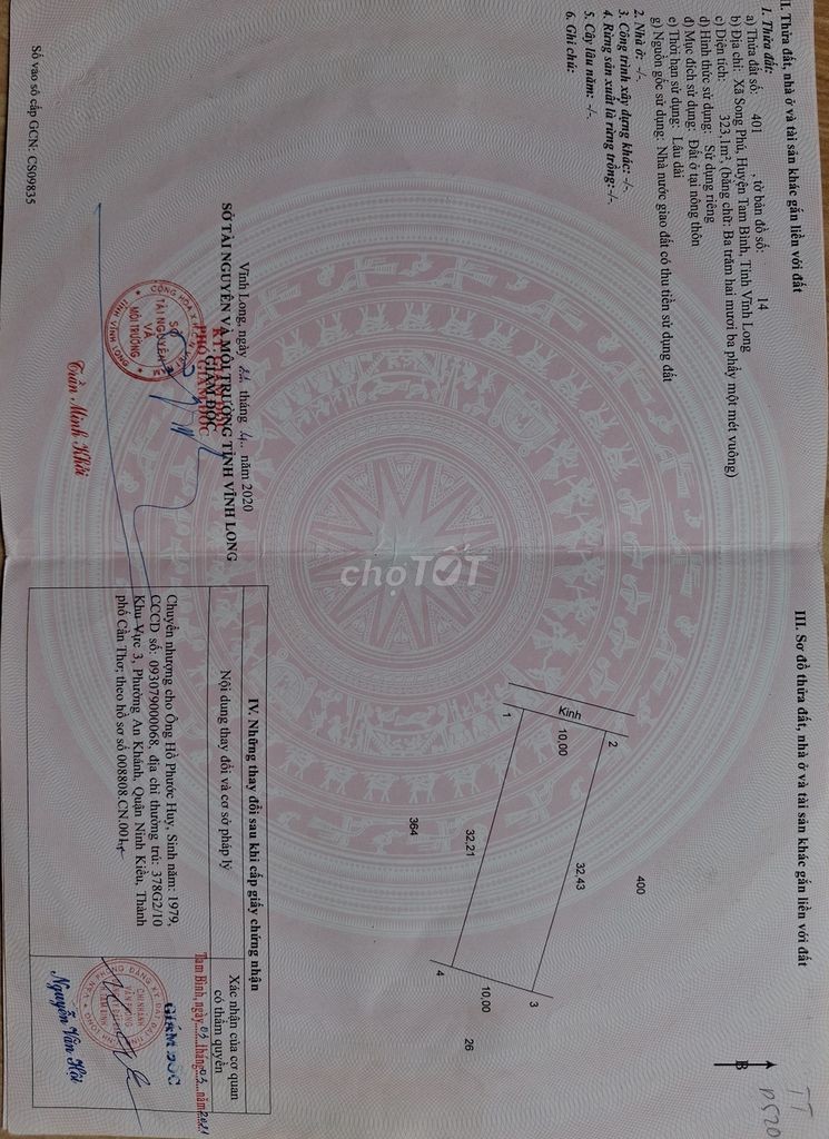 Chính chủ cần bán nền đẹp - Ảnh 1