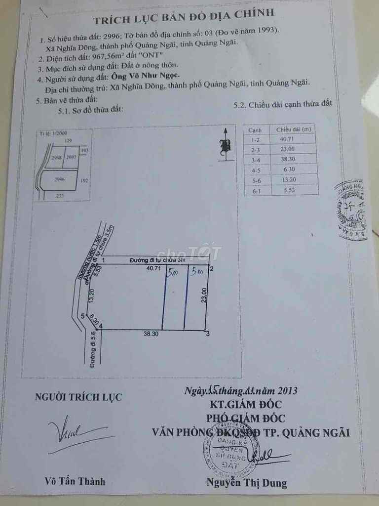Bán đất như sổ vẽ 2 lô - Ảnh 3