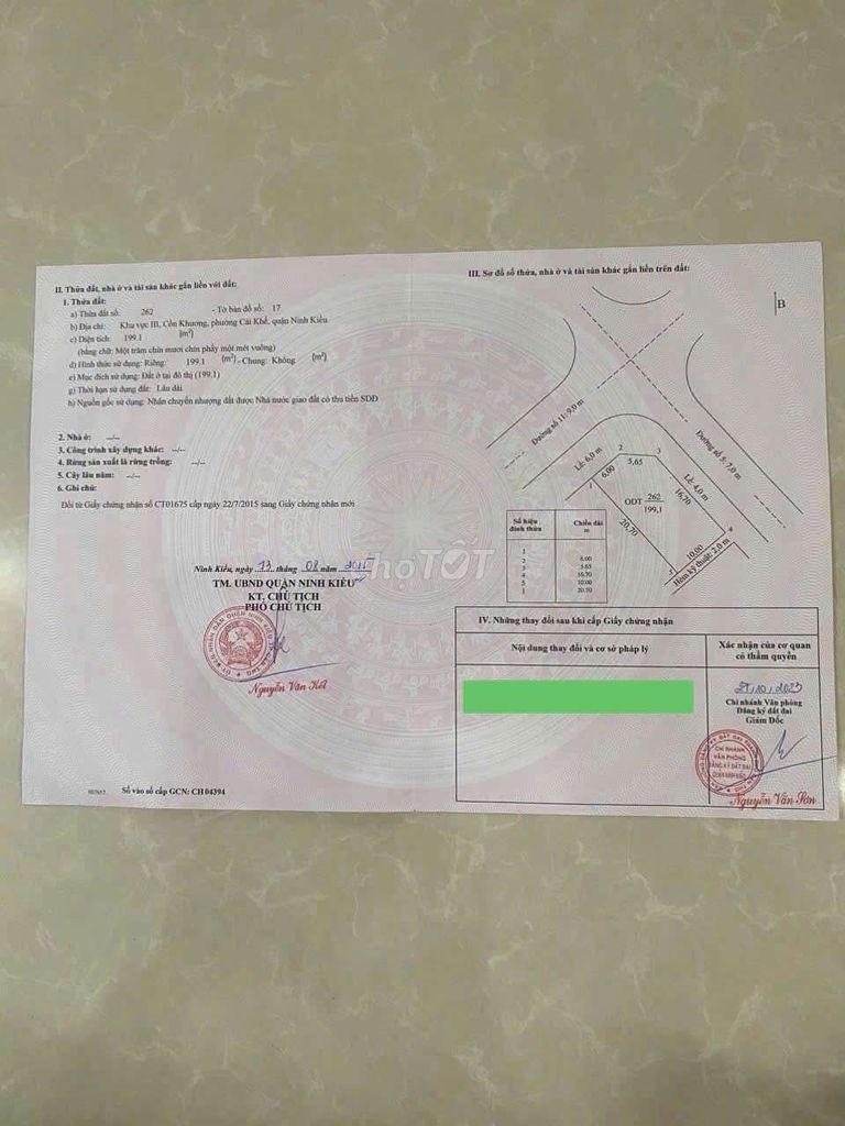 NỀN GÓC O2 MẶT TIỀN ( ĐƯỜNG NGUYỄN HỮU TRÍ)