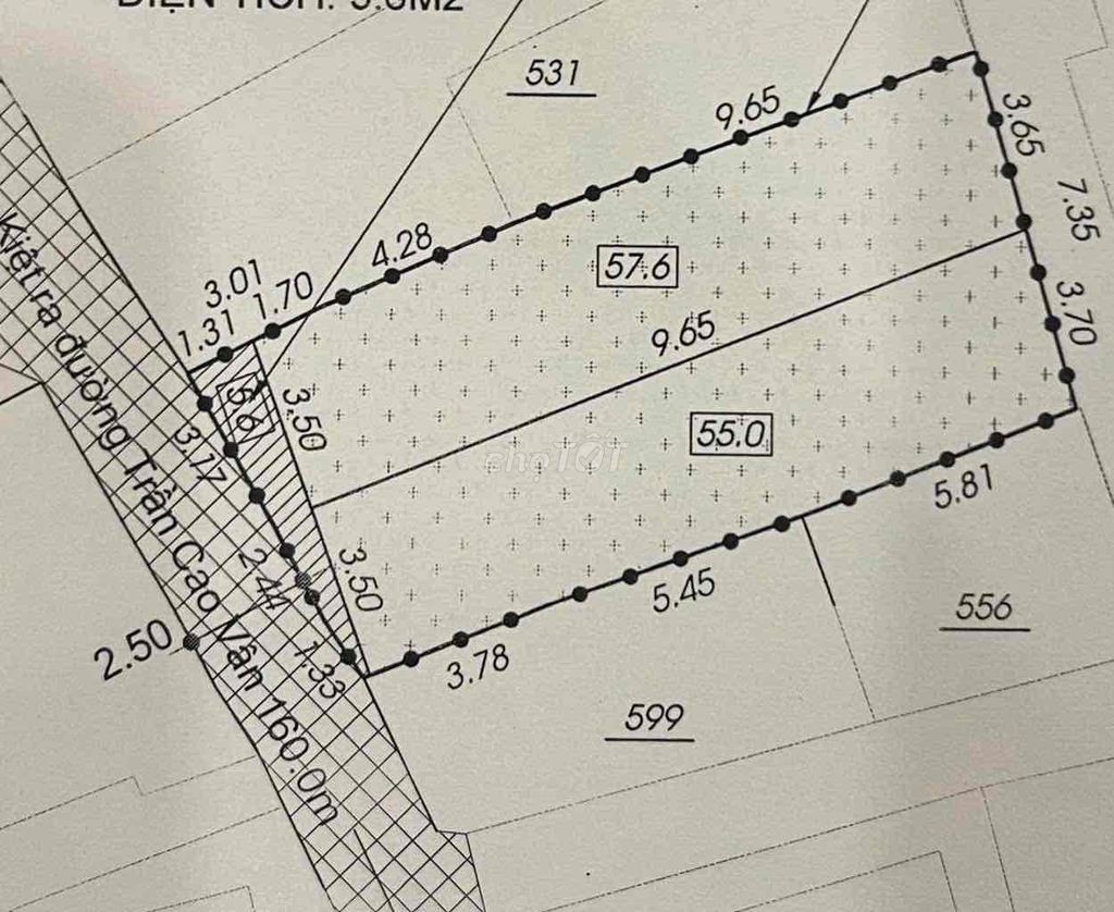 đất trống K Nguyễn Tất Thành thông Trần Cao Vân - Ảnh 2