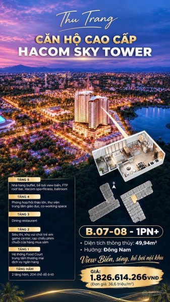 Hacom Tower- chung cư cao cấp Phan Rang