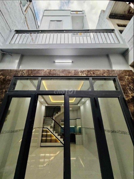 Nhà mới 4x8.5m 1 trệt 2 lầu st 2PN 3WC Hẻm Kênh Tân Hoá - Tân Phú